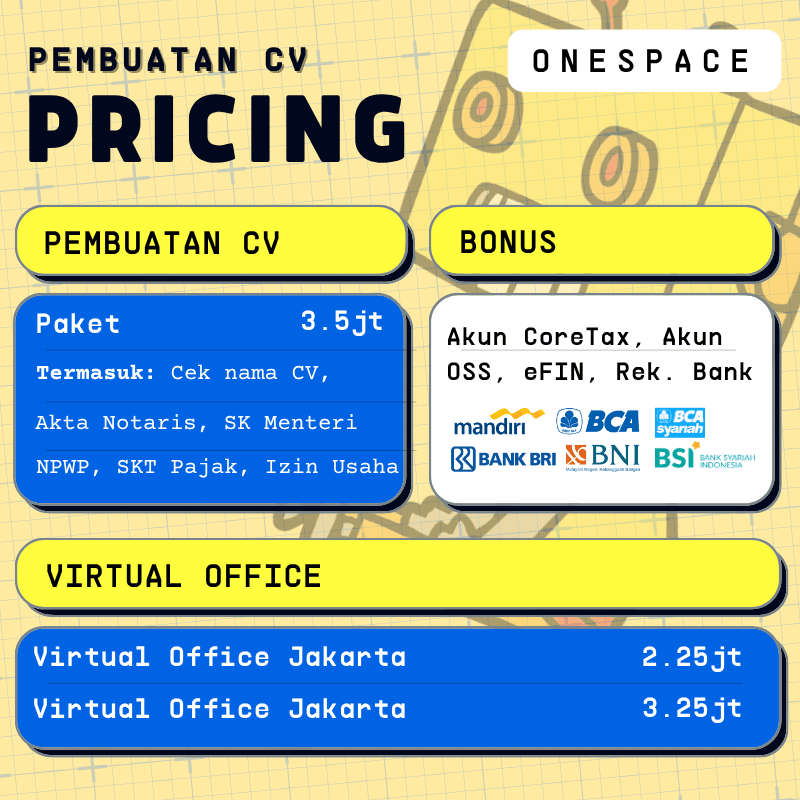 jasa pendirian cv